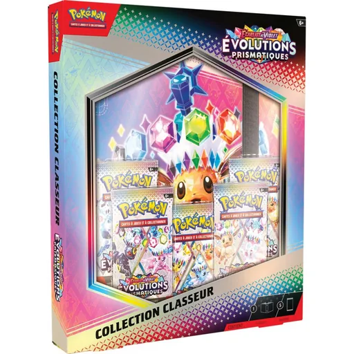 Pokémon EV8.5 Évolutions Prismatiques - Collection Classeur + 5 boosters