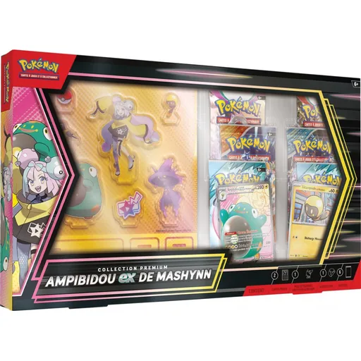 Pokémon Collection Premium Ampibidou EX de Mashynn - Booster à l'unité