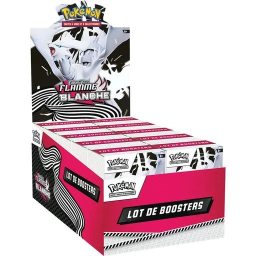 Pokémon EV10.5 Flamme Blanche - Display de 10 bundles de 6 boosters