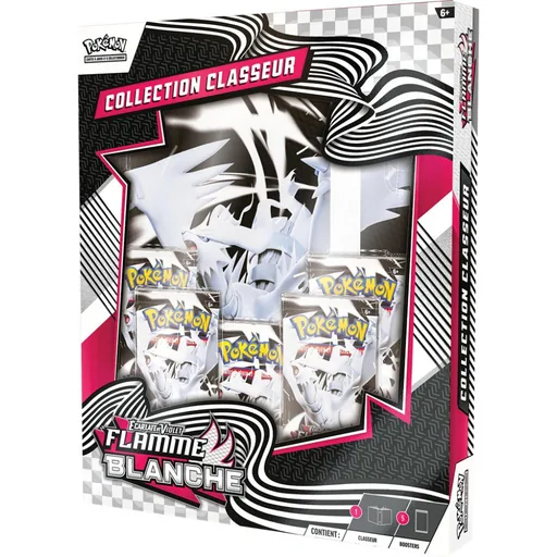 Pokémon EV10.5 Flamme Blanche - Collection Classeur + 5 boosters