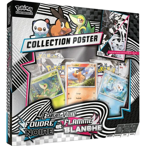 Pokémon EV10.5 Foudre Noire et Flamme Blanche - Collection Poster