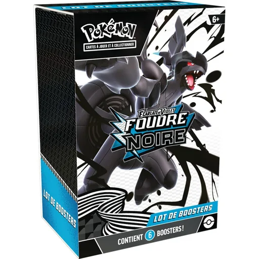 Pokémon EV10.5 Foudre Noire - Bundle de 6 boosters