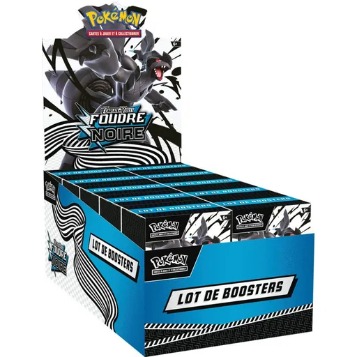 Pokémon EV10.5 Foudre Noire - Display de 10 bundles de 6 boosters