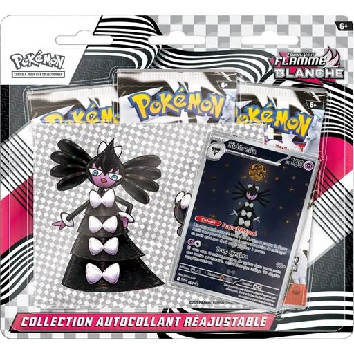 Pokémon EV10.5 Flamme Blanche - Tripack 3 boosters Sidérella