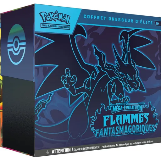 Pokémon ME02 Méga-Évolution - Flammes Fantasmagoriques - Coffret Dresseur d'Élite ETB