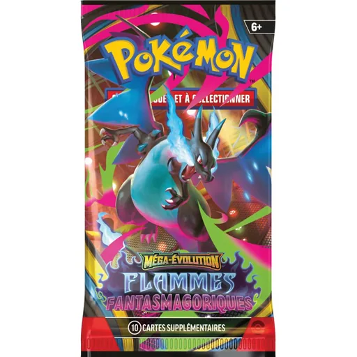 Pokémon ME02 Méga-Évolution - Flammes Fantasmagoriques - Booster 10 cartes