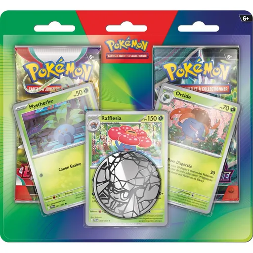 Pokémon EV01 /EV06 Mystherbe, Rafflesia, Ortide - Duopack 2 boosters