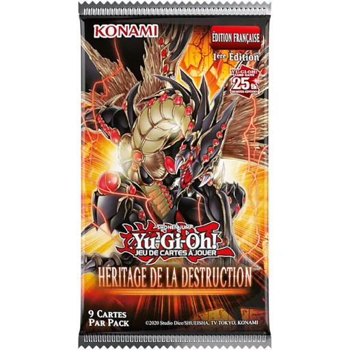 Yu-Gi-Oh Héritage de la Destruction - Booster à l'unité