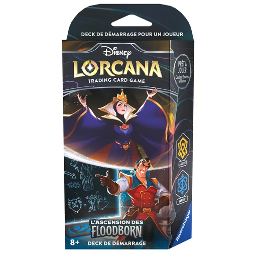 Lorcana L'Ascension des Floodborn - Deck de démarrage Reine/Gaston