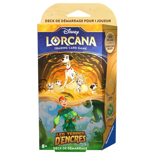 Lorcana Les Terres d'Encres - Deck de démarrage Pongo et Peter Pan