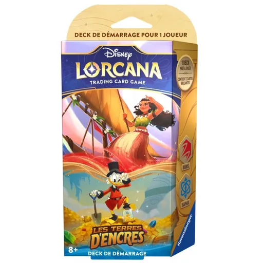 Lorcana Les Terres d'Encres - Deck de démarrage Vaiana et Picsou