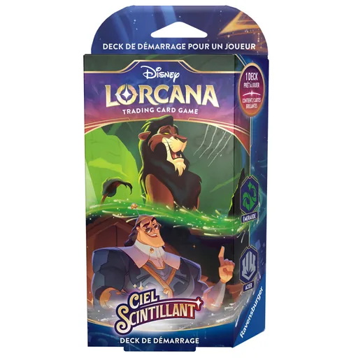 Lorcana Ciel Scintillant - Deck de démarrage Scar et Kronk