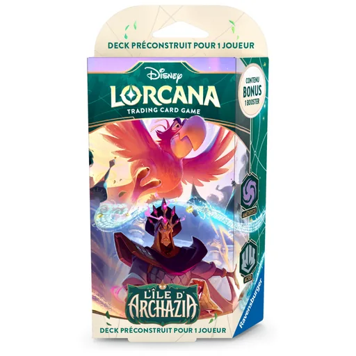 Lorcana L'Île d'Archazia - Deck de démarrage Iago et Jafar