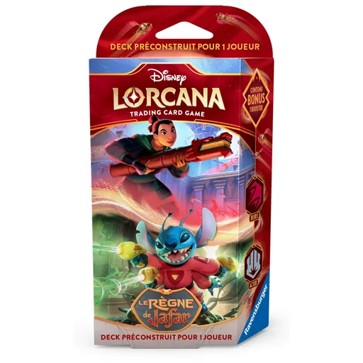 Lorcana Le Règne de Jafar - Mulan et Stitch - Deck de démarrage