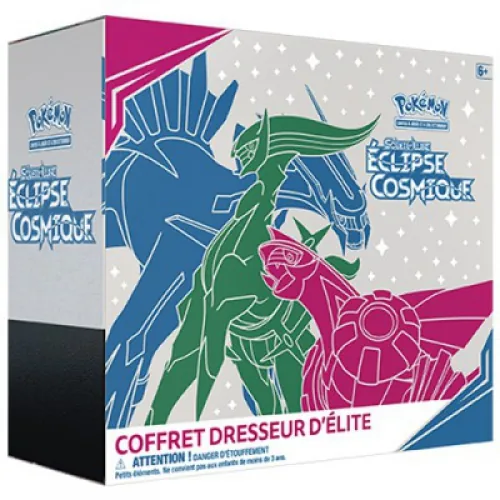 Pokémon SL12 Éclipse Cosmique - Coffret Dresseur d'Élite ETB Dialga, Palkia & Arceus