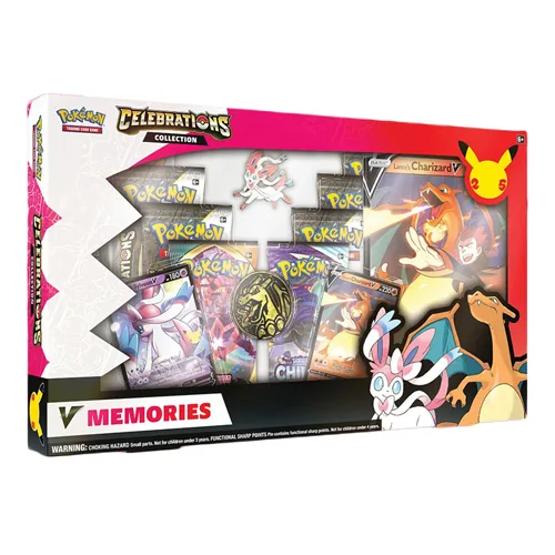Pokémon Célébrations 25 Ans - Coffret Pikachu V-UNION 6 boosters