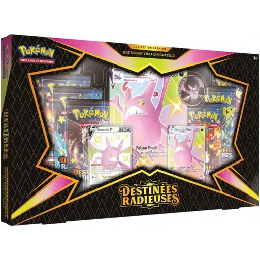 Pokémon EB4.5 Destinées Radieuses - Collection Premium VMAX Chromatique (assortiment Nostenfer / Lanssorien)