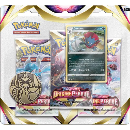 Pokémon EB11 Origine Perdue - Tripack 3 boosters Dimoret