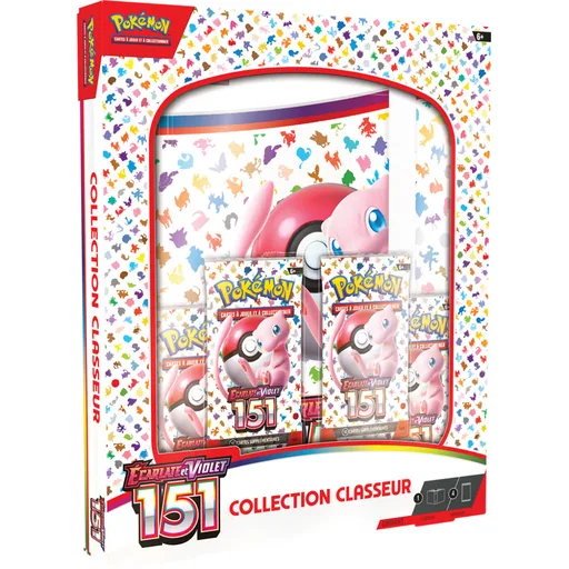 Pokémon EV3.5 151 - Collection Classeur Mew + 4 boosters