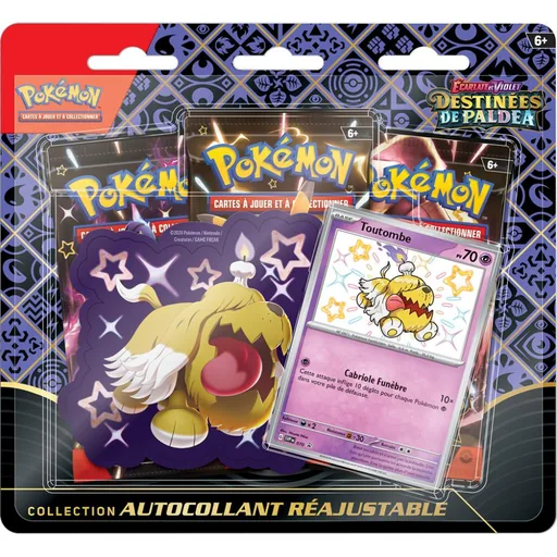 Pokémon EV4.5 Destinées de Paldea - Tripack 3 boosters Toutombe/Patachiot