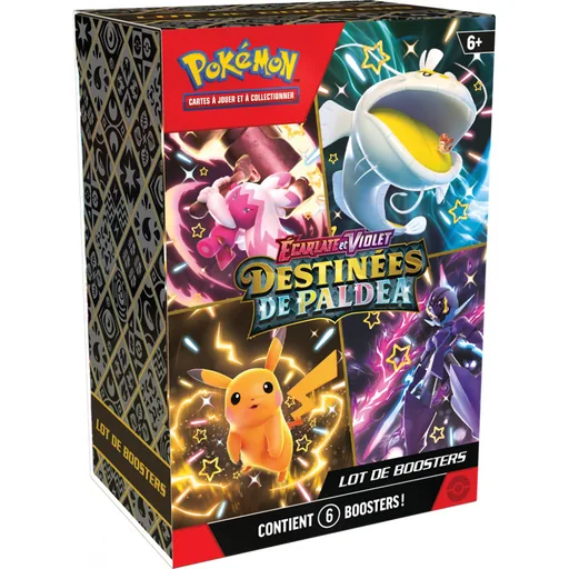 Pokémon EV4.5 Destinées de Paldea - Bundle 6 boosters