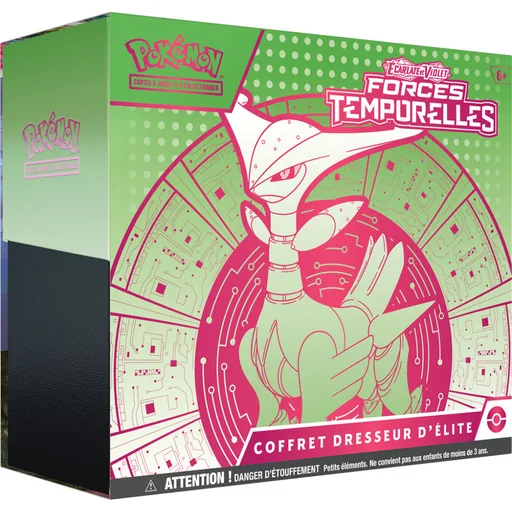 Pokémon EV05 Forces Temporelles - Coffret dresseur d'élite Vert-de-Fer/Serpente-Eau
