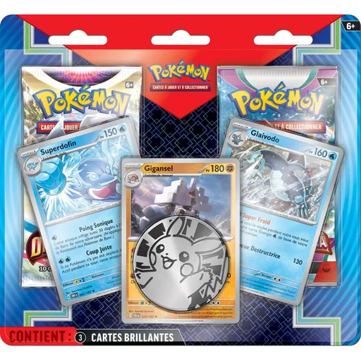Pokémon EB11 /EV02 Superdofin, Gigansel, Glaivodo - Duopack 2 boosters