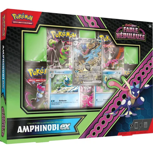 Pokémon EV6.5 Fable Nébuleuse - Coffret 5 boosters Collection Illustration Spéciale (Amphinobi EX / Hyporoi EX assortis)