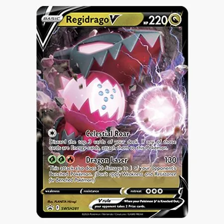 Pokémon Crown Zenith - Regieleki V / Regidrago V Box